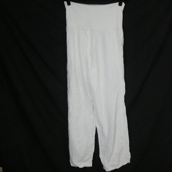 FOCUS 2000 | large | Textured Chic White Wide Leg Pants | NWOT - Picture 2 of 16